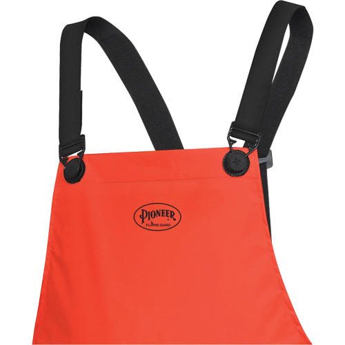 576P FR Safety Bib Pants, Small, High Visibility Orange Cantin et fils