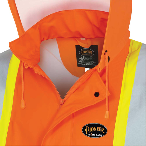 5892PKT Veste de s&eacute;curit&eacute; imperm&eacute;able &agrave; haute visibilit&eacute; ignifuge, T-petit, Orange haute visibilit&eacute; Cantin et fils