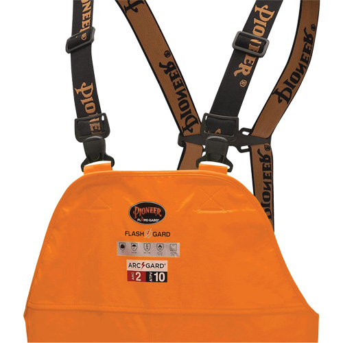 5882 FR/Arc-Rated Waterproof Safety Bib Pants, X-Small, High Visibility Orange Cantin et fils