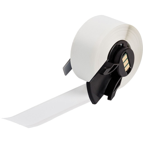 Multi-Purpose Label Tape, Vinyl, White, 1" Width Cantin et fils