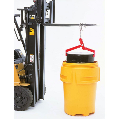 Ultra-Drum Lifter, 55 gal. US (45 gal. imp.), Cap. 1000 lb/453 kg Cantin et fils
