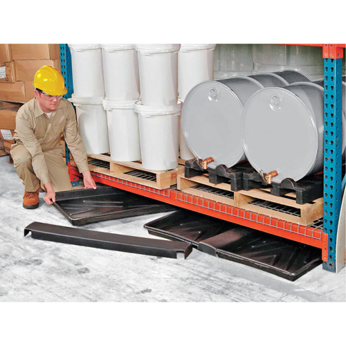 Double-Tray Ultra-Rack Containment Tray&reg;, 48" L x 44" W x 2.8" H, 16 US gal. Spill Capacity Cantin et fils