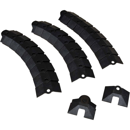 Grand Ultra-Sidewinder Cable Protection System avec capuchons, 34" x 13,6" x 2,1", 260 lb (0,13 tonnes) Cantin et fils