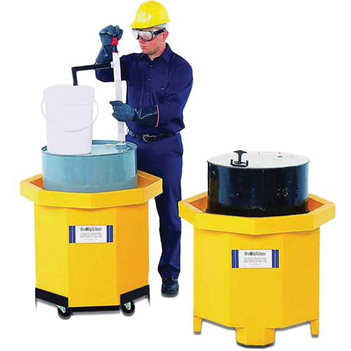 Pallet Jack Ultra-Spill Collector&reg;, 66 US gal., Mobile Cantin et fils