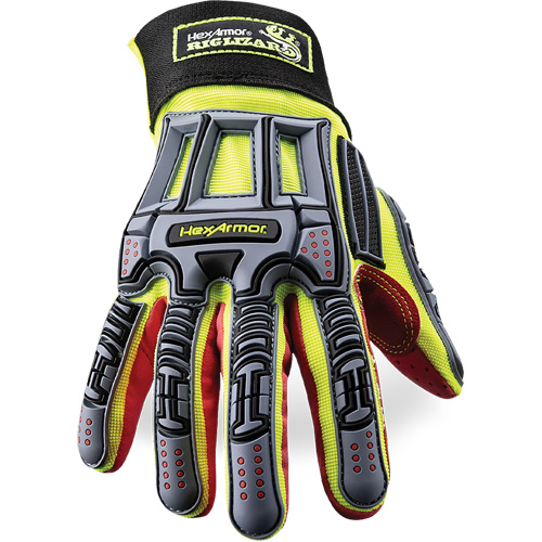 Rig Lizard&reg; 2028X Cut-Resistant Gloves, 6/X-Small, Synthetic/HPPE Palm, Elastic/Hook & Loop Cuff Cantin et fils