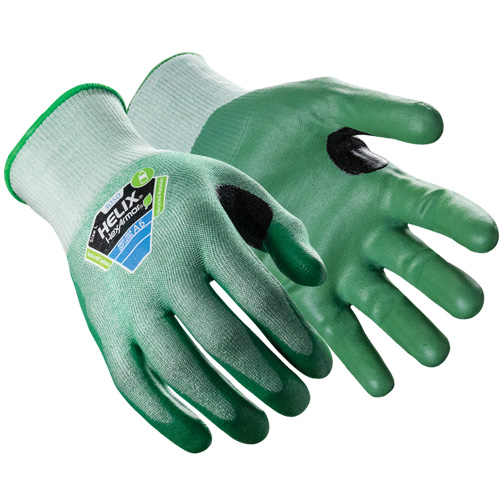 Gants r&eacute;sistants aux coupures Helix 3050, Taille 5/2T-petit, Calibre 18, Rev&ecirc;tement Nitrile, Enveloppe en Polyester/Fibre de verre/PEHP, ASTM ANSI niveau A6 Cantin et fils