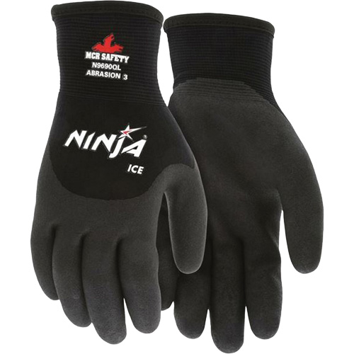 Ninja&reg; Ice Insulated Winter Gloves, Medium, HPT Coating, 15 Gauge, Nylon Shell Cantin et fils