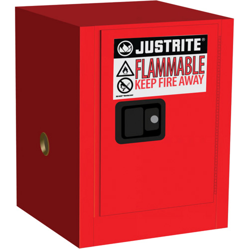 Sure-Grip&reg; EX Countertop Flammable Cabinet, 4 gal., 1 Door, 17" W x 22" H x 17" D Cantin et fils