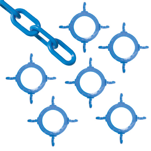 Ensemble de connecteurs de chaîne pour c&ocirc;nes, Bleu Cantin et fils