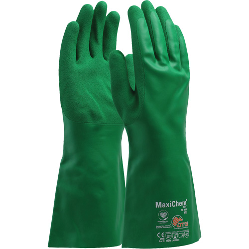 Gants r&eacute;sistants aux produits chimiques ATG MaxiChem Cut, Taille Petit, 14" lo, Nitrile Cantin et fils