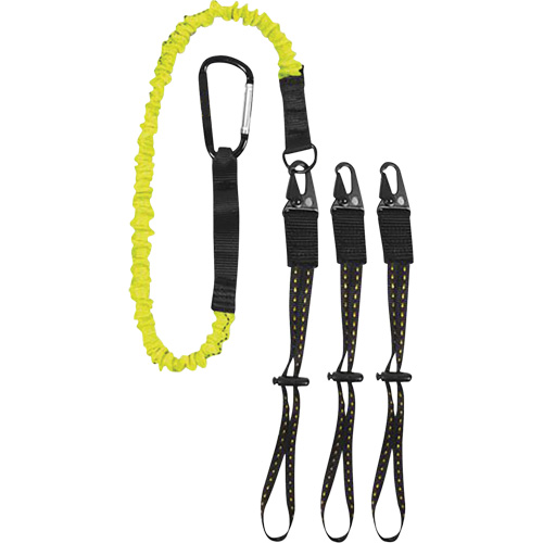 GearLink Tool Lanyard with Interchangeable Ends, Bungee, Carabiner/Loop Cantin et fils