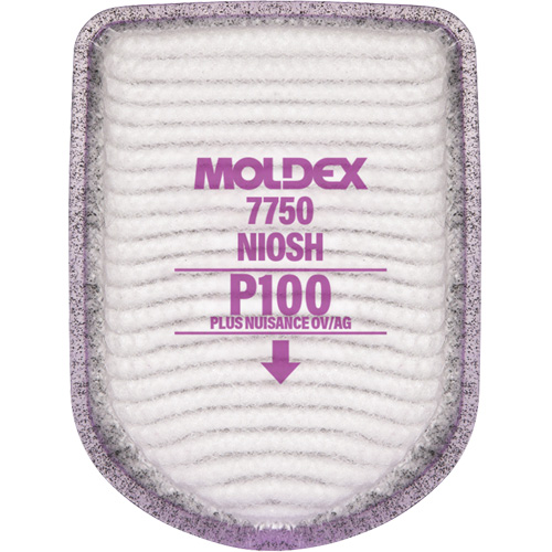 Filtre pour respirateur semi-rectangulaire, Filtre contre les particules avec suppresion de vapeurs nuisibles, Vapeurs organiques/Gaz acides/P100 Cantin et fils