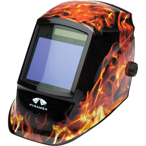 Leadhead&reg; Auto Darkening Welding Helmet, 3.8" L x 3.4" W View Area, 9 - 13 Shade Range Cantin et fils