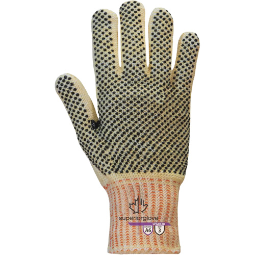 Gants r&eacute;sistants &agrave; la coupe Contender SPGRK2D, Taille Petit, Calibre 7, Rev&ecirc;tement PVC, Enveloppe en Kevlar/Fil technique, ASTM ANSI niveau A6 Cantin et fils