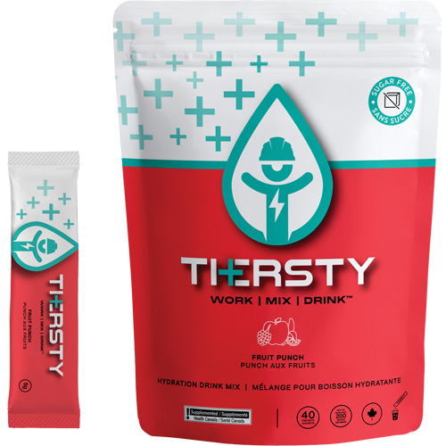 Hydration Drink Mix, Single Serve, Fruit Punch Cantin et fils
