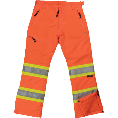 Pantalon de s&eacute;curit&eacute; isolant et extensible pour femmes, Polyester, T-petit, Orange haute visibilit&eacute; Cantin et fils