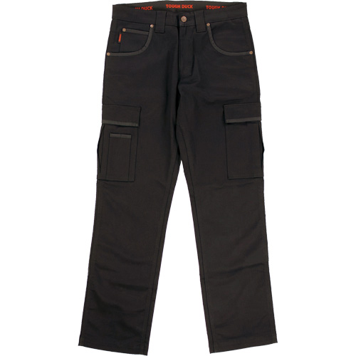 Pantalon de travail WP100, Coton/Spandex, Noir, Taille 0, Entrejambe 30 Cantin et fils