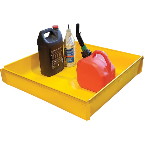 Flexible Utility Tray, 12" L x 12" W x 2 US gal. Spill Capacity Cantin et fils