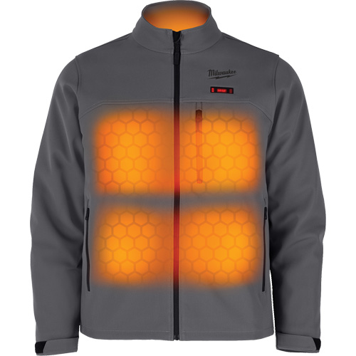 M12 Heated Toughshell Jacket (Jacket Only), Men's, Large, Grey Cantin et fils