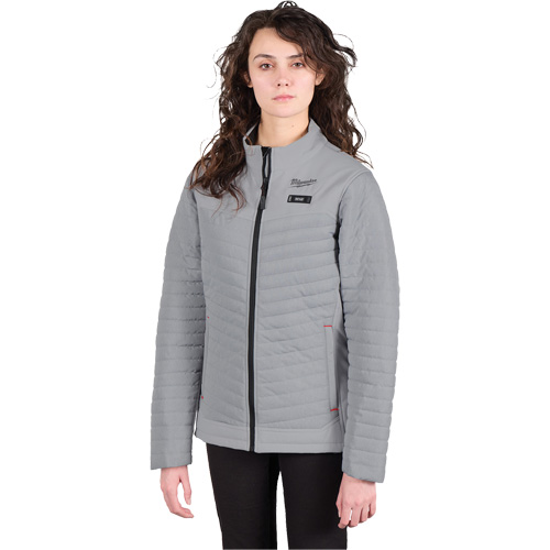 Manteau chauffant M12 Axis avec pile, Femmes, 2T-Grand, Gris Cantin et fils