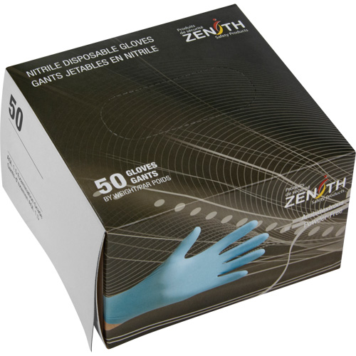 Emballages de gants jetables pour machine distributrice, Petit, Nitrile, 4,5 mils, Sans poudre, Bleu, Classe 2 Cantin et fils