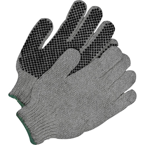 Grip Gloves, Poly/Cotton, Single Sided, X-Large Cantin et fils