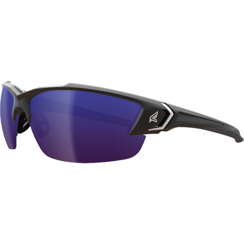 Khor G2 Safety Glasses, Blue Mirror Lens, Anti-Scratch/Polarized, ANSI Z87+/MCEPS GL-PD 10-12/Meets/Exceeds CSA Z94.3 Cantin et fils