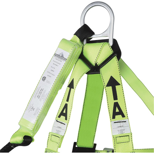 FBH-10000A5440-6 Harnais & longe classe A de 6' avec capacit&eacute; de 220 lb, Combinaison harnais/longe Cantin et fils