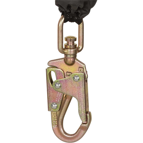SRL-73302-10LE Self-Retracting Lifeline, 10', Galvanized Steel, Swivel Cantin et fils