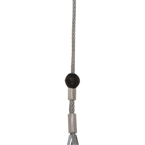 SRL-73302-20LE Cordage de s&eacute;curit&eacute; autor&eacute;tractable, 20', Acier galvanis&eacute;, Pivotant Cantin et fils