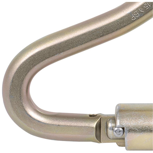 CP-04011-1 Zinc Plated Carabiner with 2" Gate Opening, Steel Cantin et fils