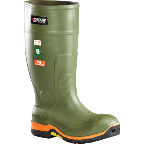 Bottes de s&eacute;curit&eacute; Hercules pour hommes, Polyur&eacute;thane thermique, Embout Aluminium, Pointure 4, Semelle R&eacute;sistant aux perforations Cantin et fils
