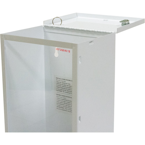 Armoire d'usage l&eacute;ger pour extincteur, 10" la x 24" h x 6" p Cantin et fils