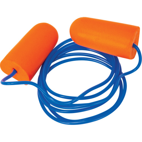Foam Earplugs, Pair - Polybag, Corded Cantin et fils