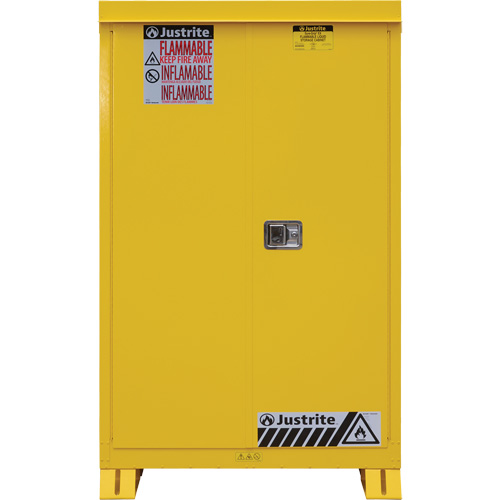 Armoire ext&eacute;rieure pour produits inflammables, 45 gal., 2 Porte(s), 43" La x 65" h x 18" p Cantin et fils