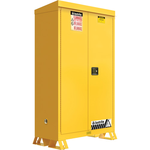 Armoire ext&eacute;rieure pour produits inflammables, 45 gal., 2 Porte(s), 43" La x 65" h x 18" p Cantin et fils