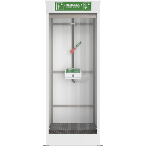 Emergency Cubicle Shower & Covered Eye & Face Wash Cantin et fils
