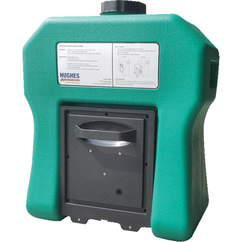 Poste de douche oculaire portable autonome, Aliment&eacute; par gravit&eacute;, Capacit&eacute; 16 gal., Conformit&eacute; ANSI Z358.1 Cantin et fils