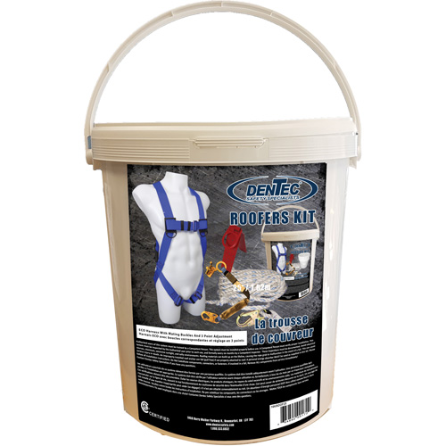 ECO Roofer's Kit with 25' Rope, CSA Certified, Class A, Large/Medium/X-Large, 310 lbs. Cap. Cantin et fils