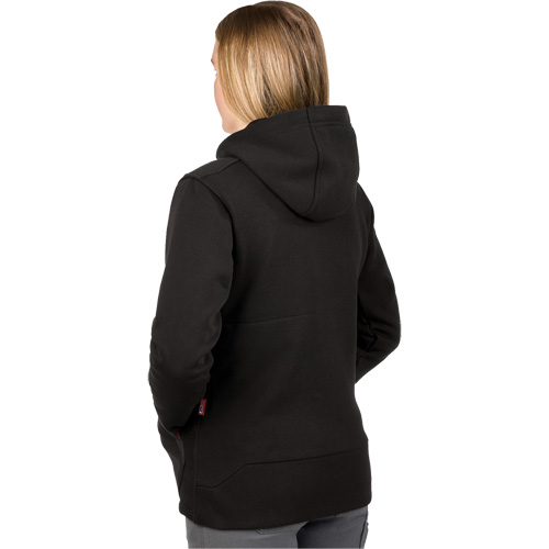 M12 Heated Hoodie with Battery, Women's, Medium, Black, Poly-Cotton Cantin et fils