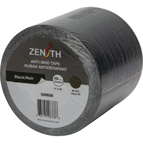Anti-Skid Tape, 6" x 60', Black Cantin et fils