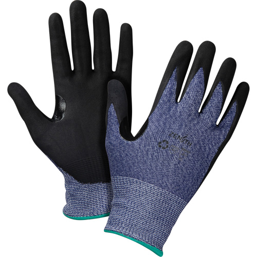 Gants r&eacute;sistant &agrave; la coupe, Taille Petit, Calibre 15, Rev&ecirc;tement Mousse de nitrile, Enveloppe en PEHP, ASTM ANSI niveau A3 Cantin et fils