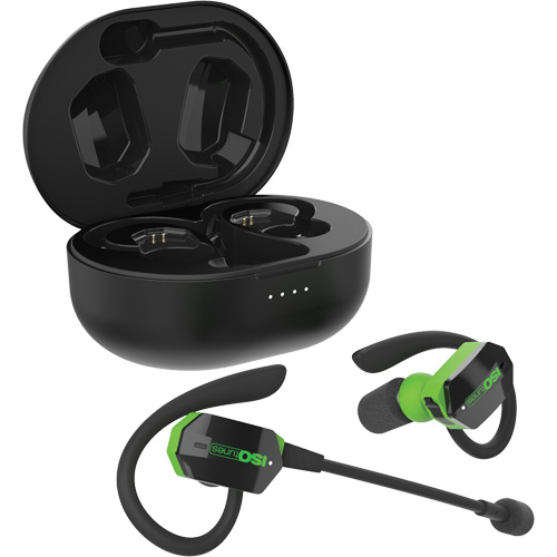 Black & Green UltraComm Aware Bluetooth Earbuds Cantin et fils