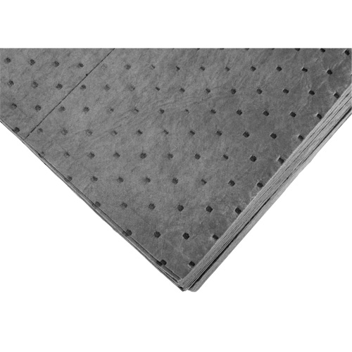 Feuilles absorbantes li&eacute;es, Universel, 15" x 19", 8 gal. d'absorption Cantin et fils