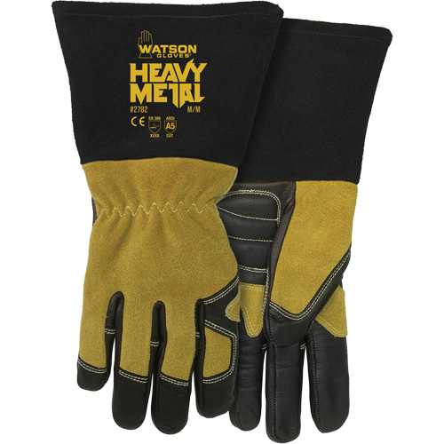 2782 Womans Fired Up MIG/Stick Welding Gloves, Grain Cowhide, Size Small Cantin et fils