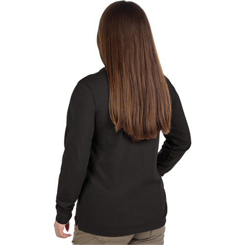 GRIDIRON Long Sleeve Pocket T-Shirt, Women's, X-Small, Grey Cantin et fils