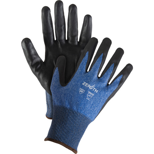 Gants l&eacute;gers et haute dext&eacute;rit&eacute; r&eacute;sistants &agrave; la coupe, Taille 9, Calibre 18, Rev&ecirc;tement Mousse de nitrile, Enveloppe en Acier inoxydable/PEHP/Tungst&egrave;ne, ASTM ANSI niveau A9 Cantin et fils