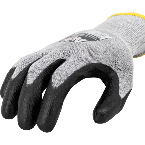 RWG566 AXIS Cut Protection Touchscreen Work Glove, Size X-Small, 18 Gauge, Polyurethane Coated, Stainless Steel/HPPE Shell, ASTM ANSI Level A5/EN 388 Level E Cantin et fils