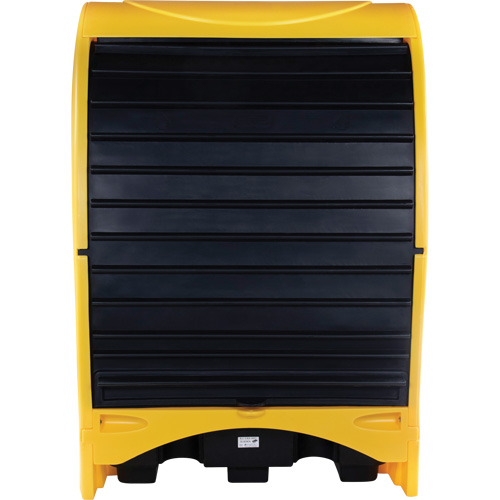 Palette contre les d&eacute;versements &agrave; couvercle dur pour 2 barils, 43,11" lo x 61,61" la x 83,07" h, Capacit&eacute; de charge 1433 lb Cantin et fils