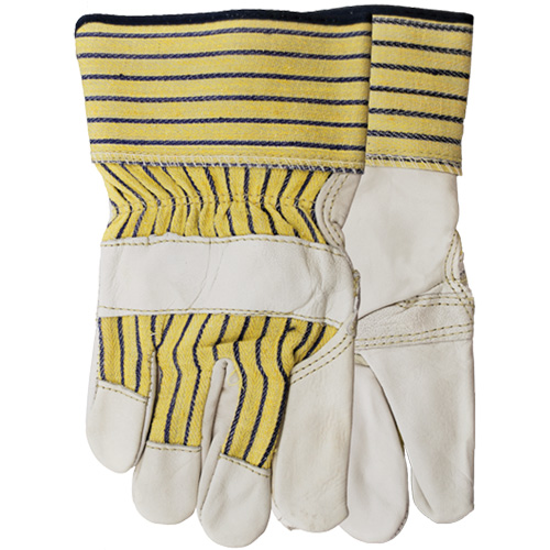 Gants Poor Boy, Taille unique, Paume en Cuir fleur de vache Cantin et fils